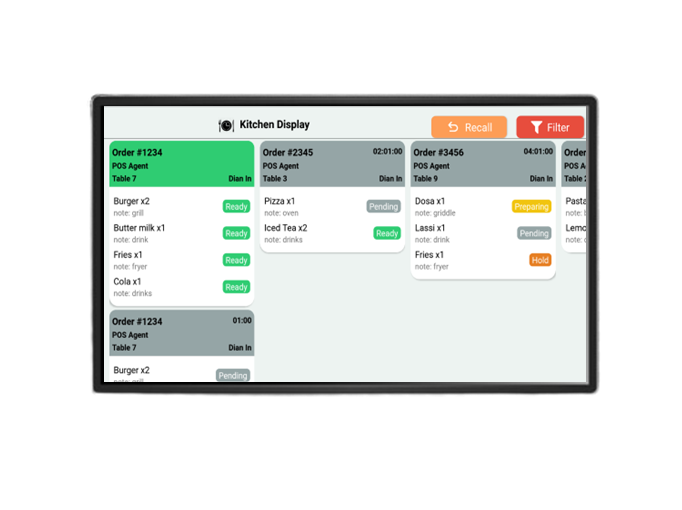 FirePAY Kitchen Display System